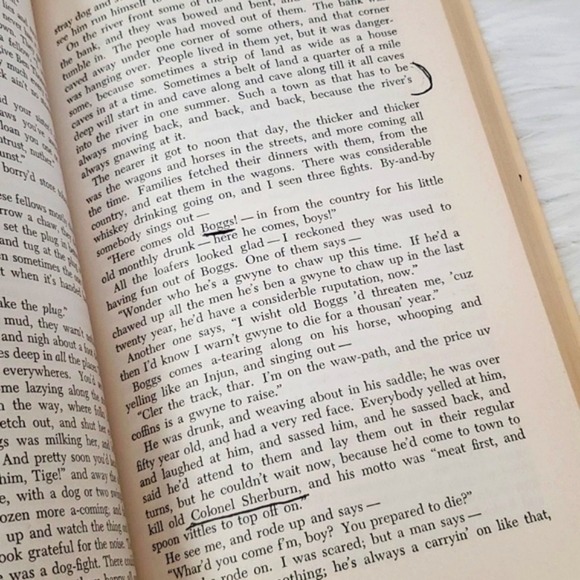 1958 Adventures Of Huckleberry Finn by Mark Twain Riversides Edition A15 Book SC - Picture 12 of 17